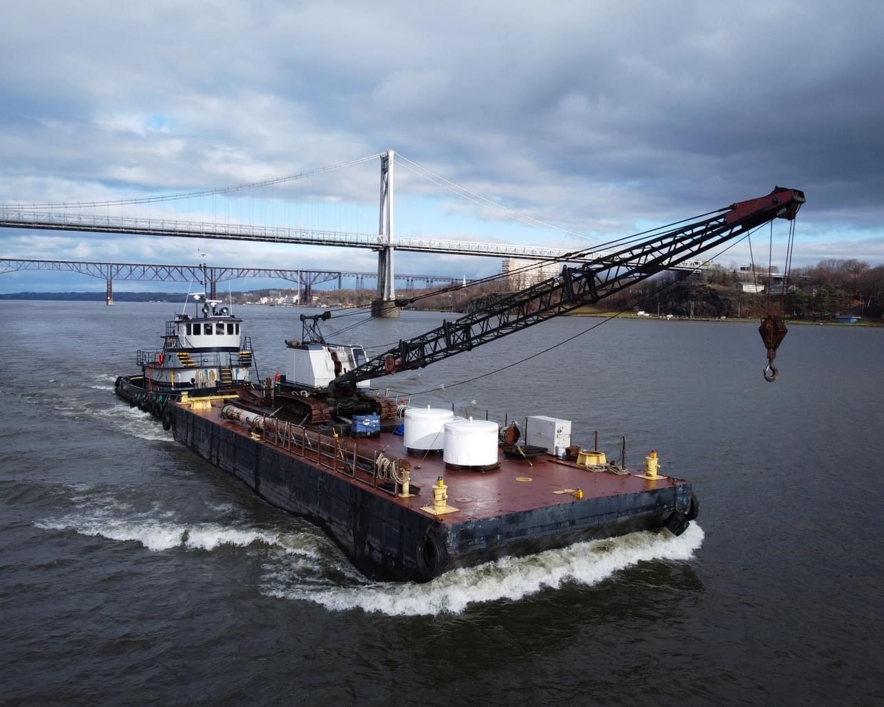 Nathan G & MH90 en route to Bay Ridge Moorings